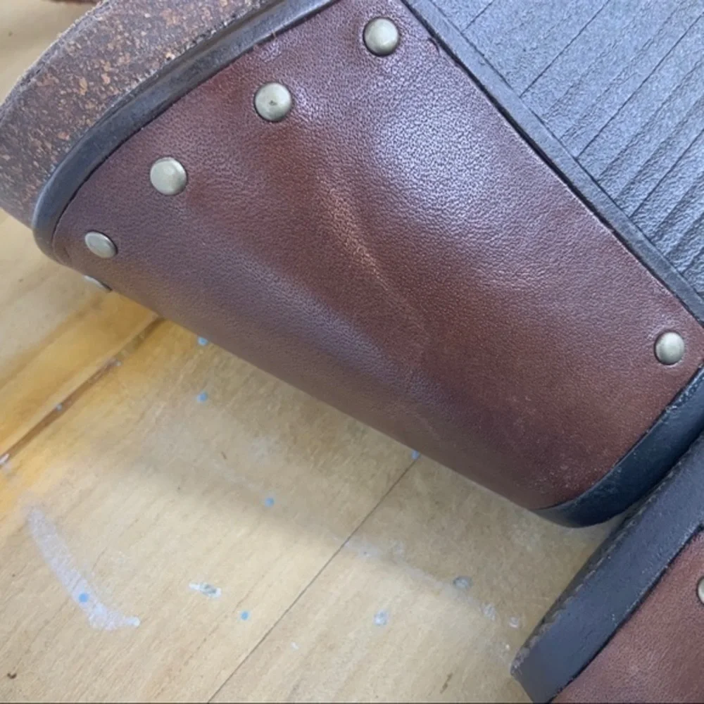 Dansko Freda platform wedge sandal 6 1/2 -7